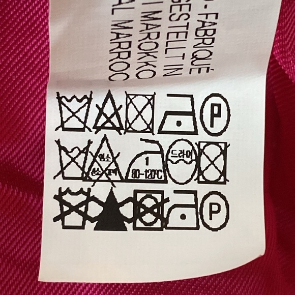 NWT. Zara Fuchsia Viscose Belted Tuxedo Jacket. Size M. - Picture 8 of 8